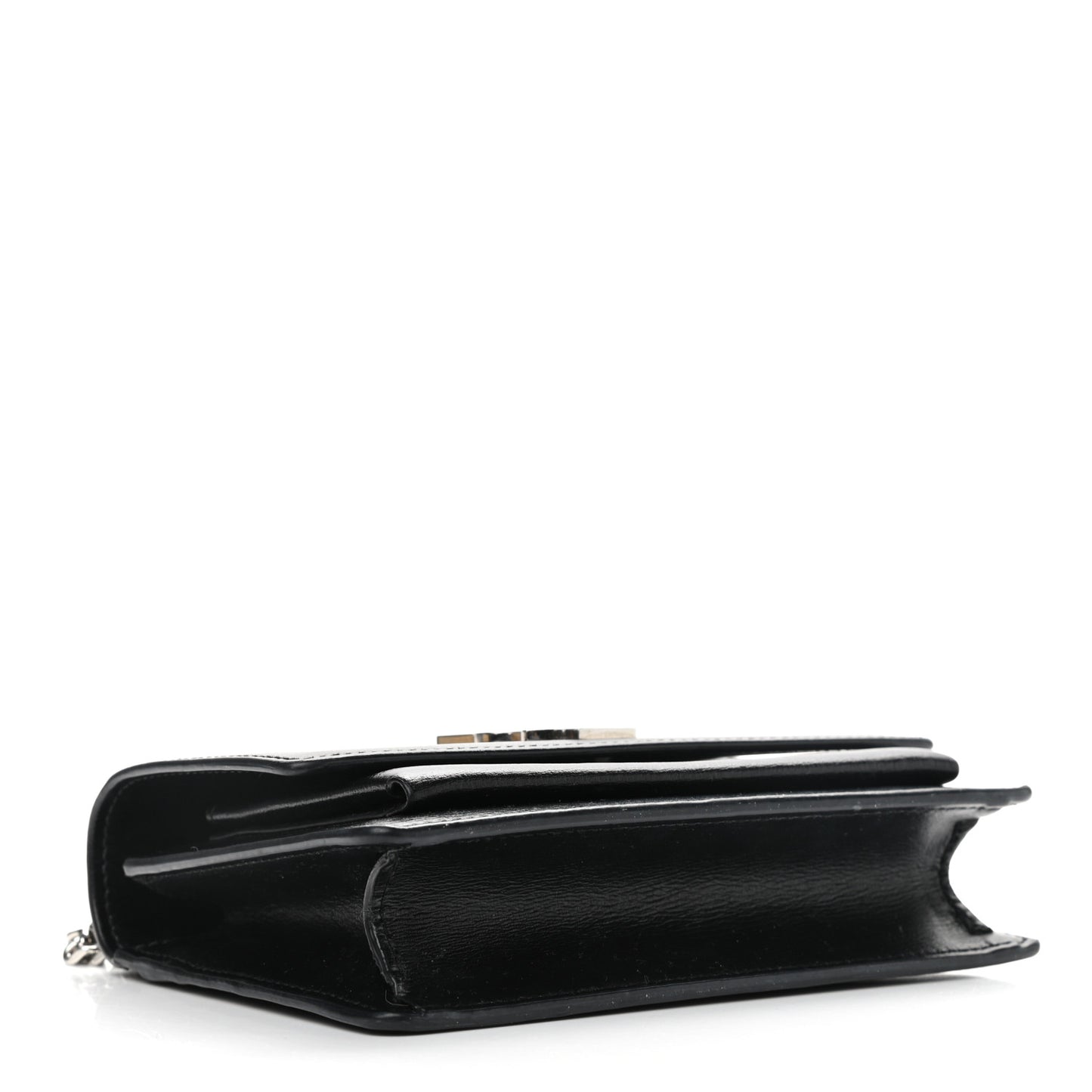 Calfskin Monogram Sunset Chain Wallet Black