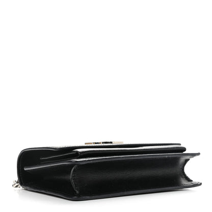 Saint Laurent Calfskin Monogram Sunset Chain Wallet Black 6 of 27