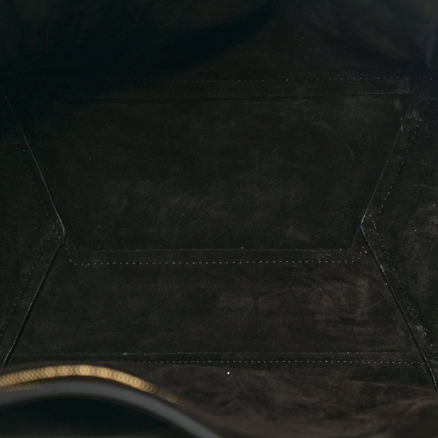 Soft Grained Calfskin Sangle Bucket Bag Black