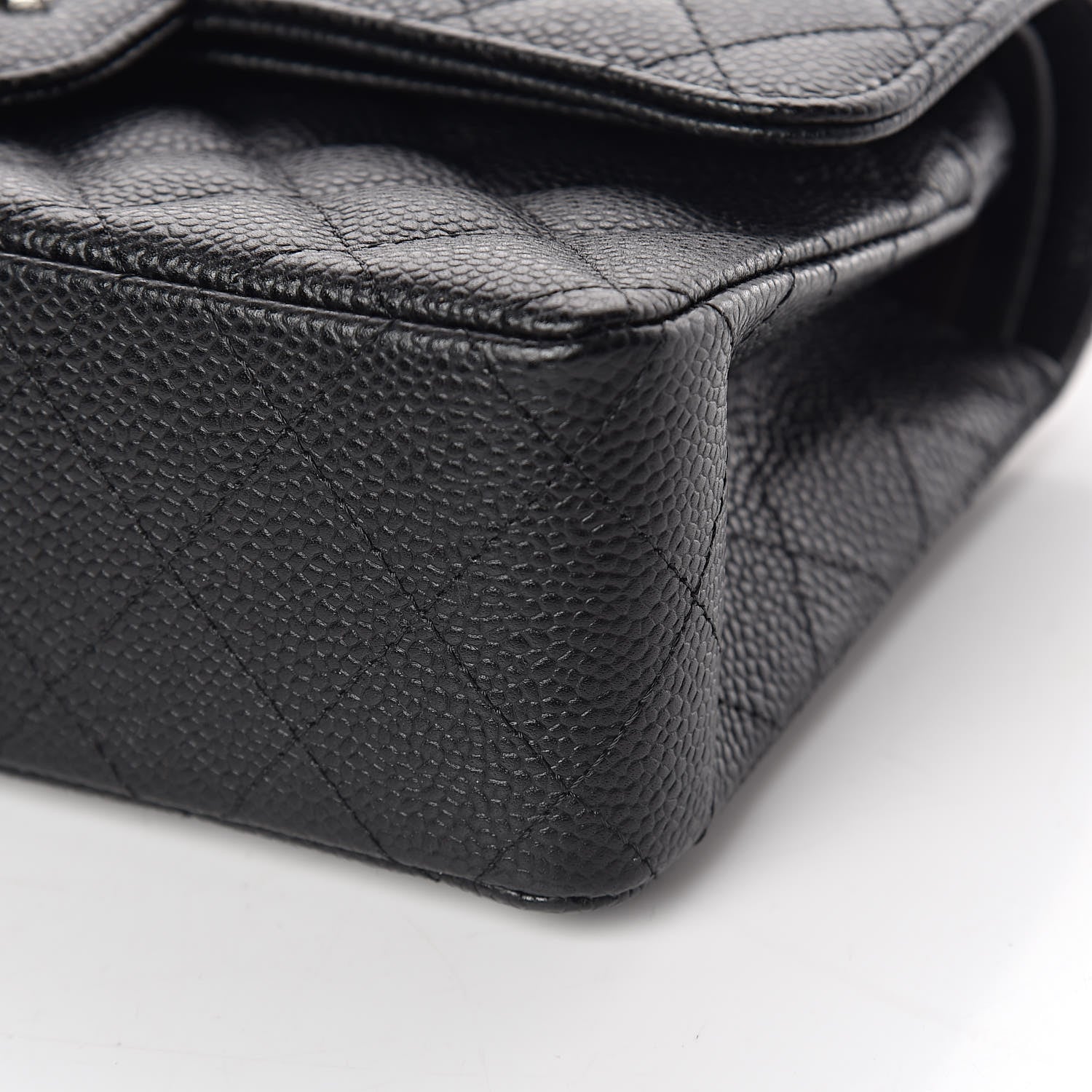 Chanel Caviar Quilted Small Double Flap Black 9 of 10
