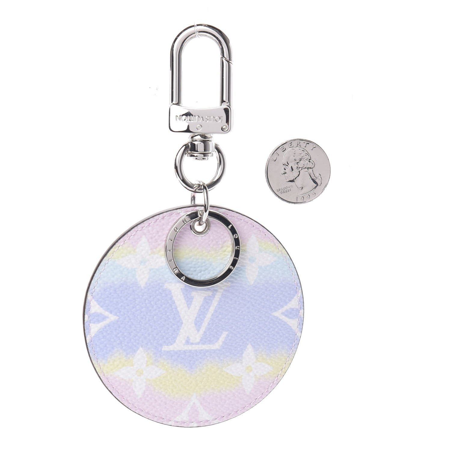 Louis Vuitton Monogram Escale Bag Charm Key Holder Pastel 2 of 2