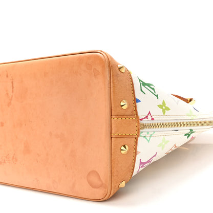 Louis Vuitton Monogram Multicolor Alma White 9 of 12