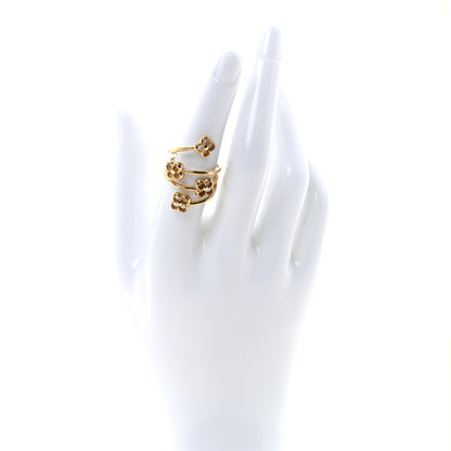 Louis Vuitton Flower Full Ring M Gold 2 of 4