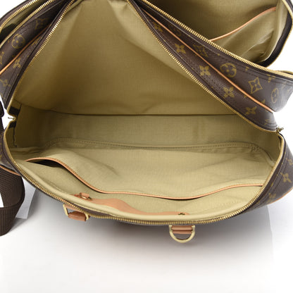 Louis Vuitton Monogram Alize 2 Compartment Luggage Travel Bag 5 of 16