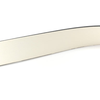 Chanel Patent Calfskin CC Reversible Belt 85 34 Black White 7 of 8