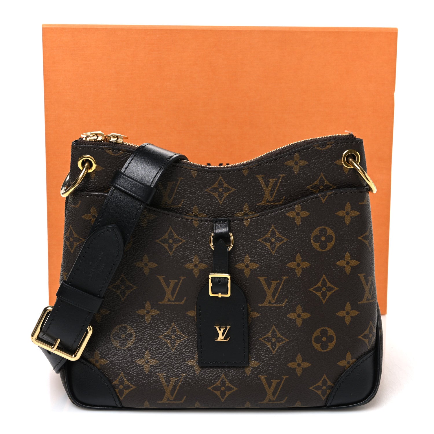 Louis Vuitton Monogram Odeon PM Black 10 of 10