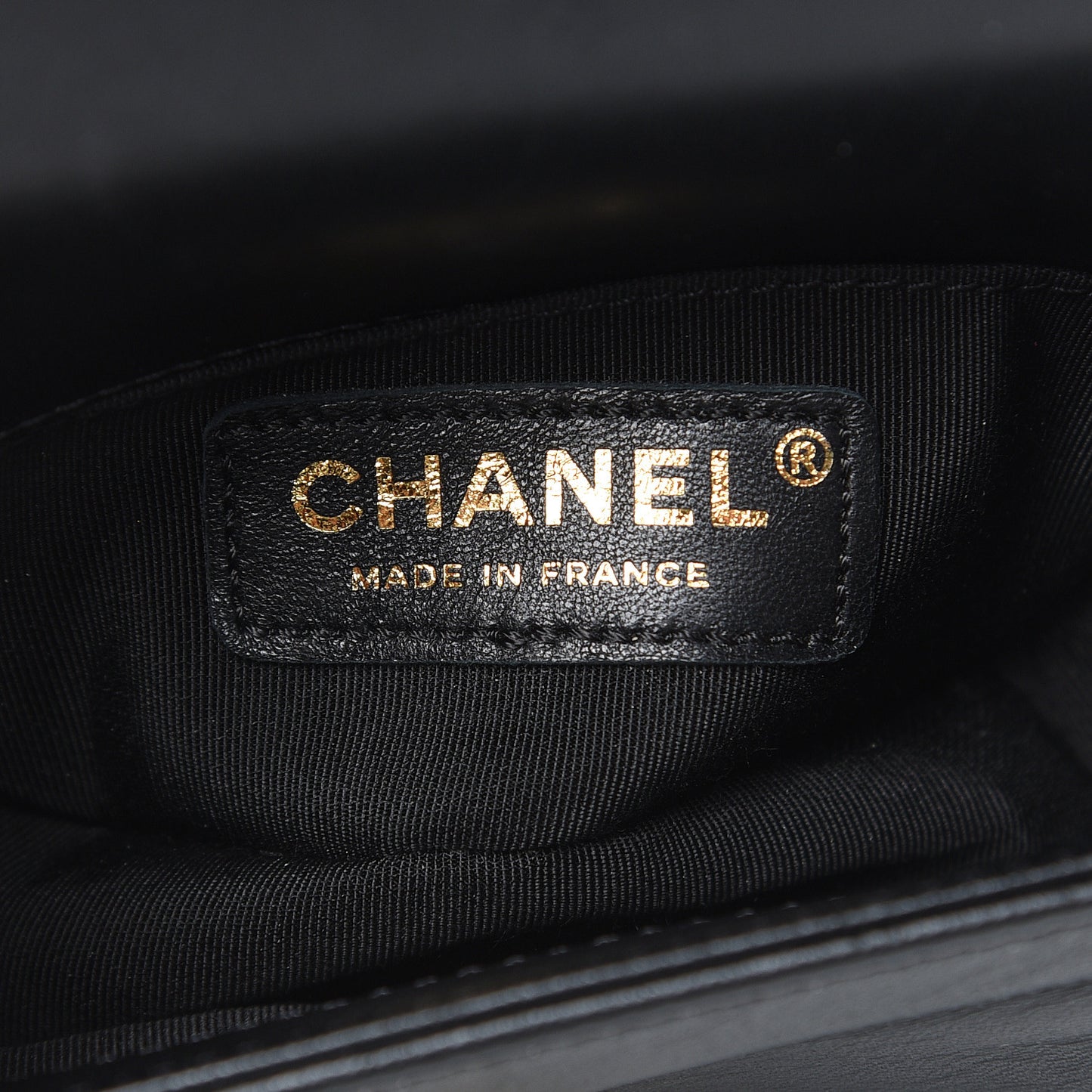 Lambskin Quilted Mini Boy Flap Black
