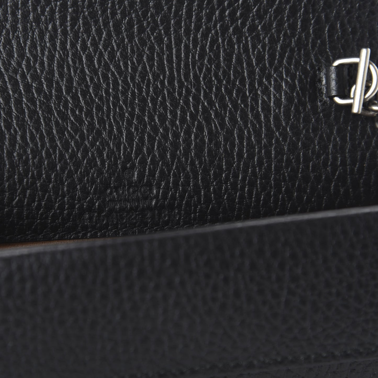 Calfskin Super Mini Dionysus Shoulder Bag Black