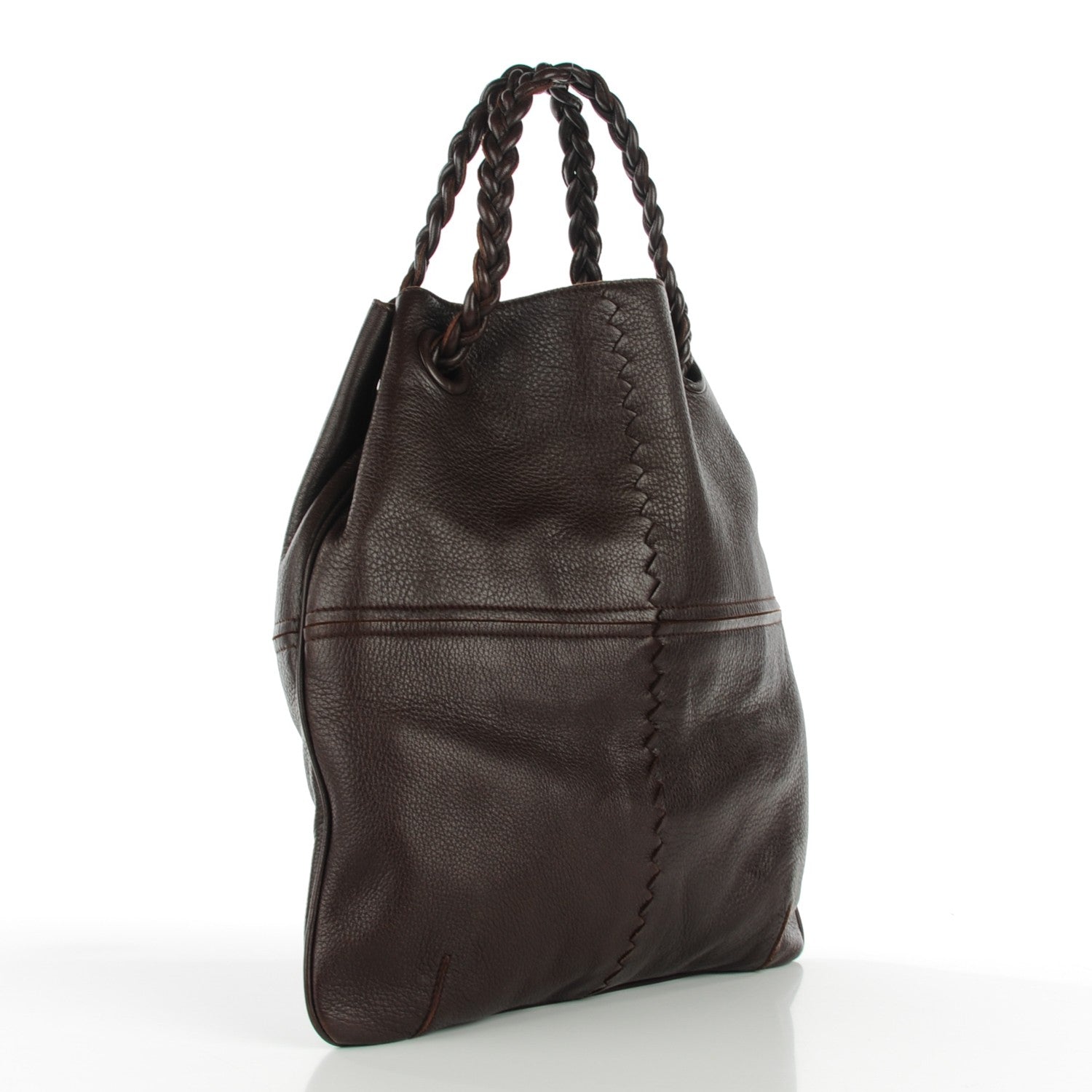 Bottega Veneta Cervo Deerskin Julie Tote Ebano 3 of 8