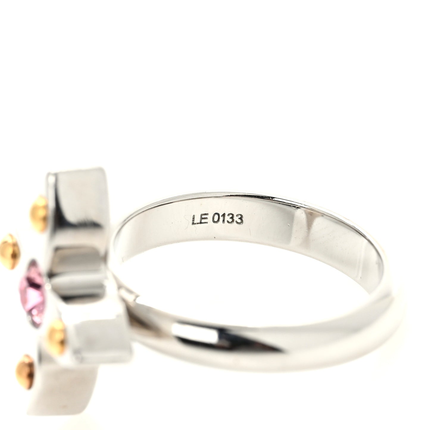 Metal Crystal Love Letters Timeless Ring L 56 7.5