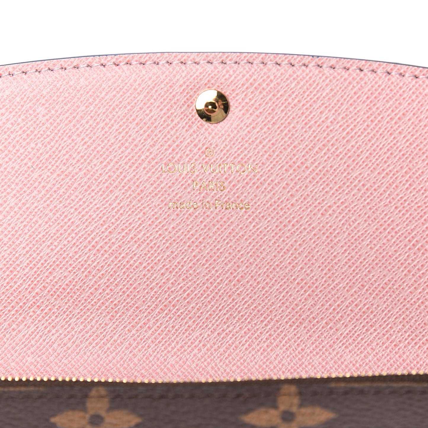 Monogram Bloom Flower Emilie Wallet Blue Jean