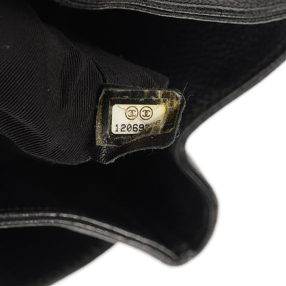 Chanel Calfskin Cerf Executive Shopper Tote Black 9 of 10