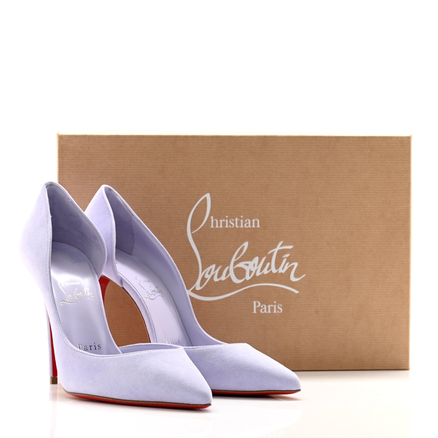 Suede Iriza 100 Pumps 38.5 Skylight