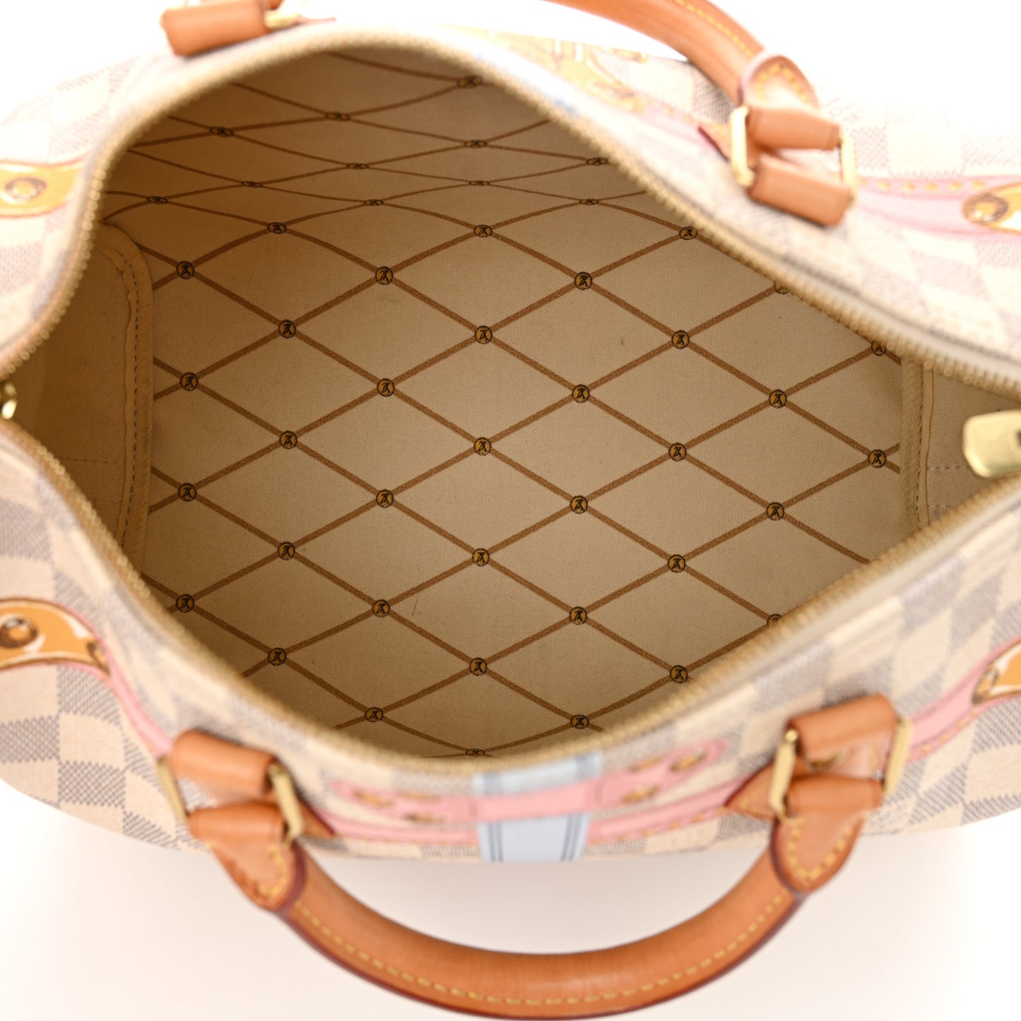 Damier Azur Summer Trunks Speedy Bandouliere 30