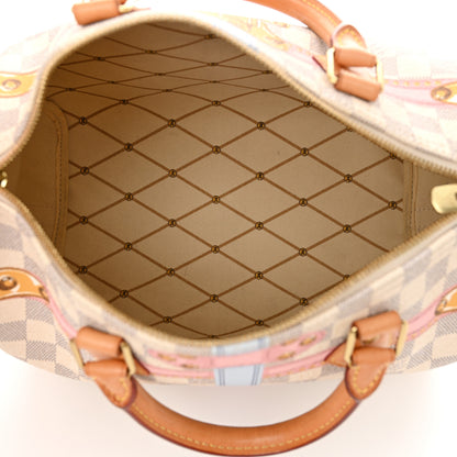 Louis Vuitton Damier Azur Summer Trunks Speedy Bandouliere 30 5 of 11