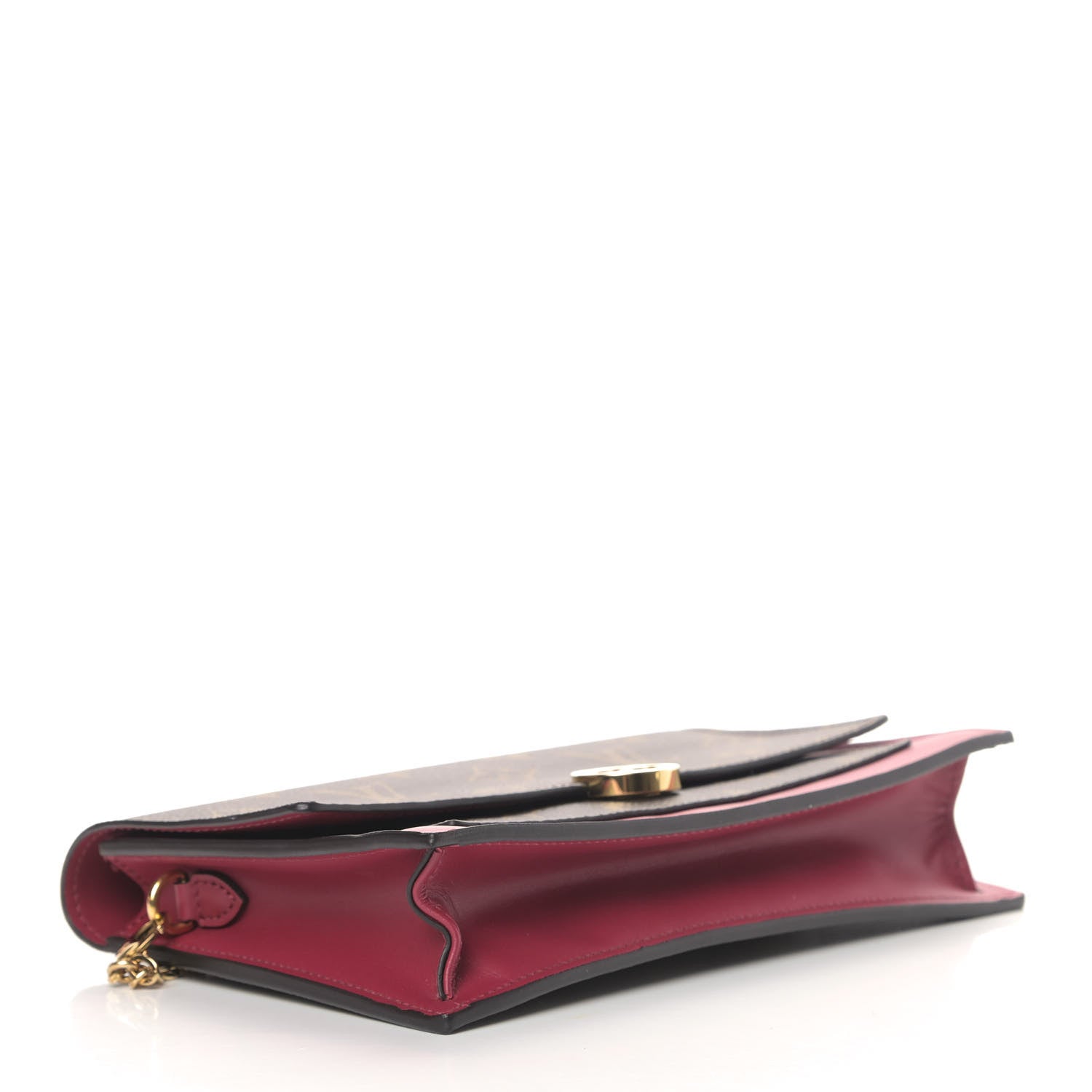 Louis Vuitton Monogram Flore Chain Wallet Fuchsia 4 of 8
