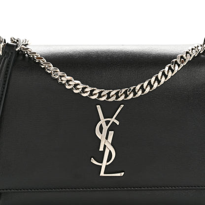 Saint Laurent Calfskin Medium Monogram Sunset Black 8 of 16