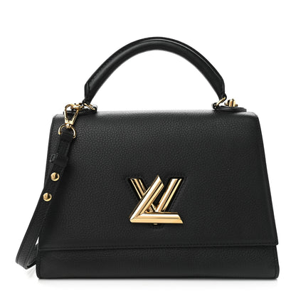 Louis Vuitton Taurillon Twist One Handle MM Black 1 of 7
