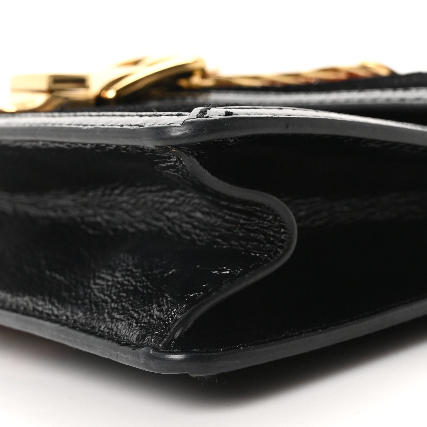 Gucci Velvet GG Monogram Small Sylvie Shoulder Bag Black 10 of 10