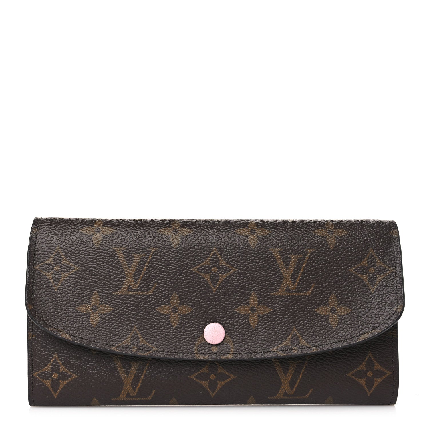Louis Vuitton Monogram Emilie Wallet Rose Ballerine 1 of 9