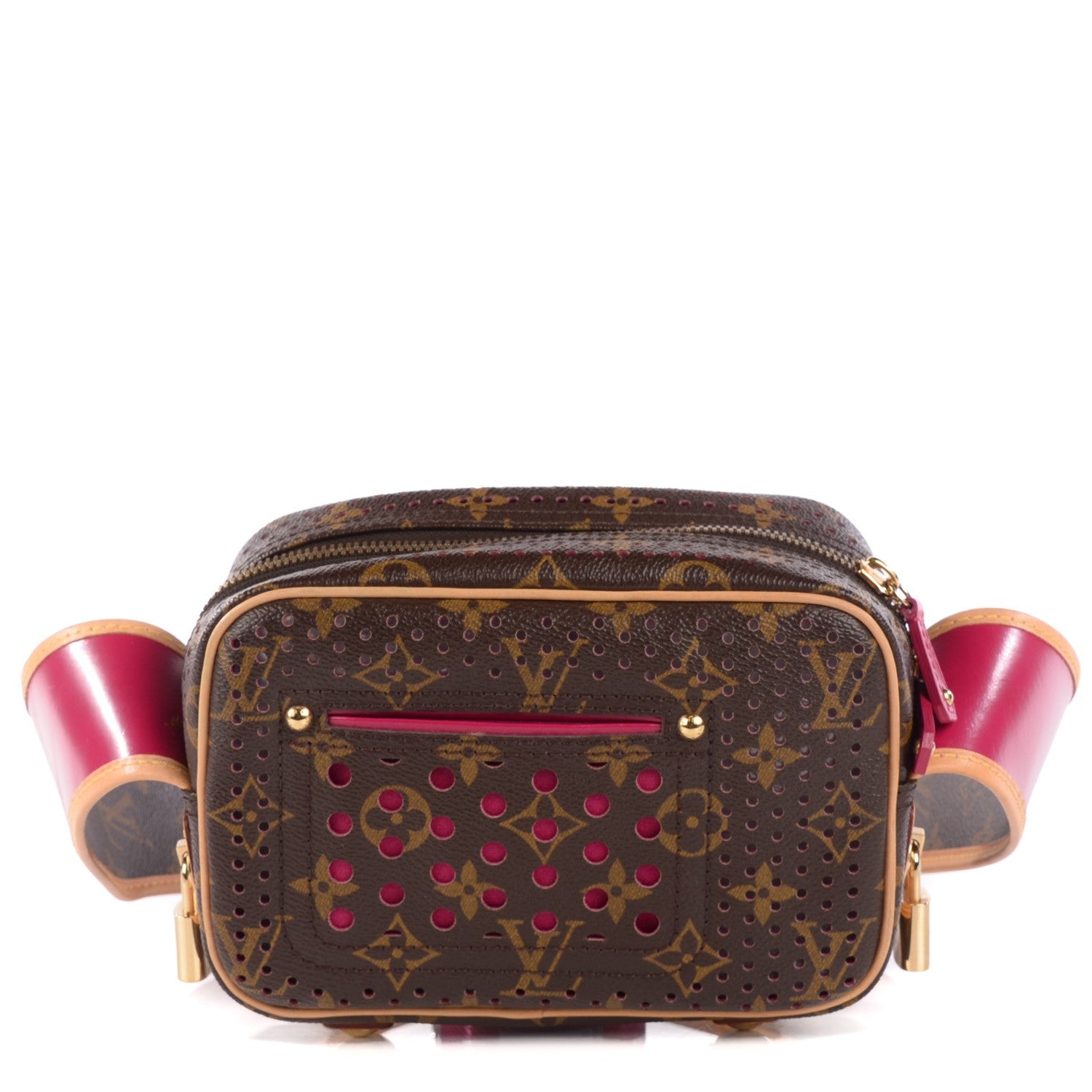 Louis Vuitton Monogram Perforated Mini Trocadero Fuchsia 1 of 8