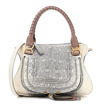 Chloe Lizard Embossed Medium Marcie Satchel 1 of 6