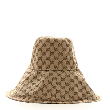Gucci Monogram Wide Brim Hat S Beige 5 of 10