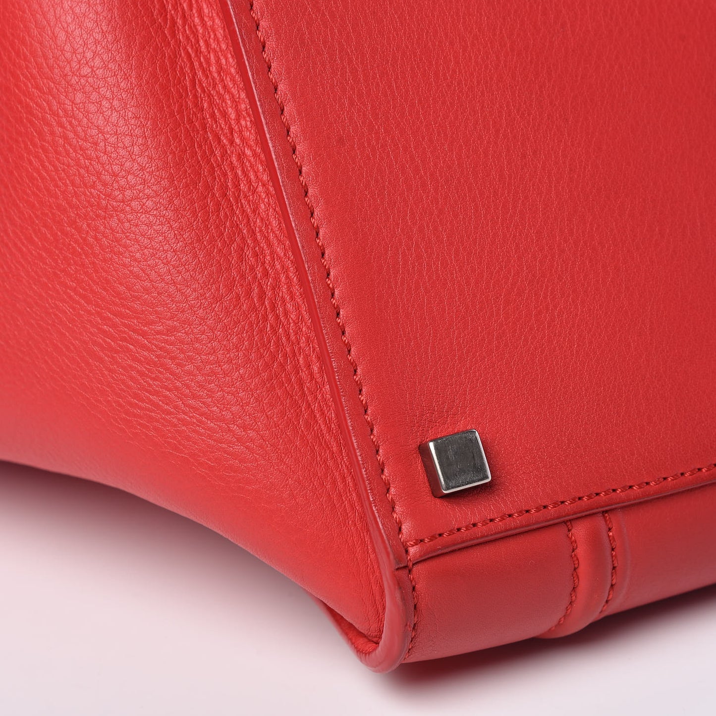 Supple Calfskin Medium Phantom Luggage Vermillion