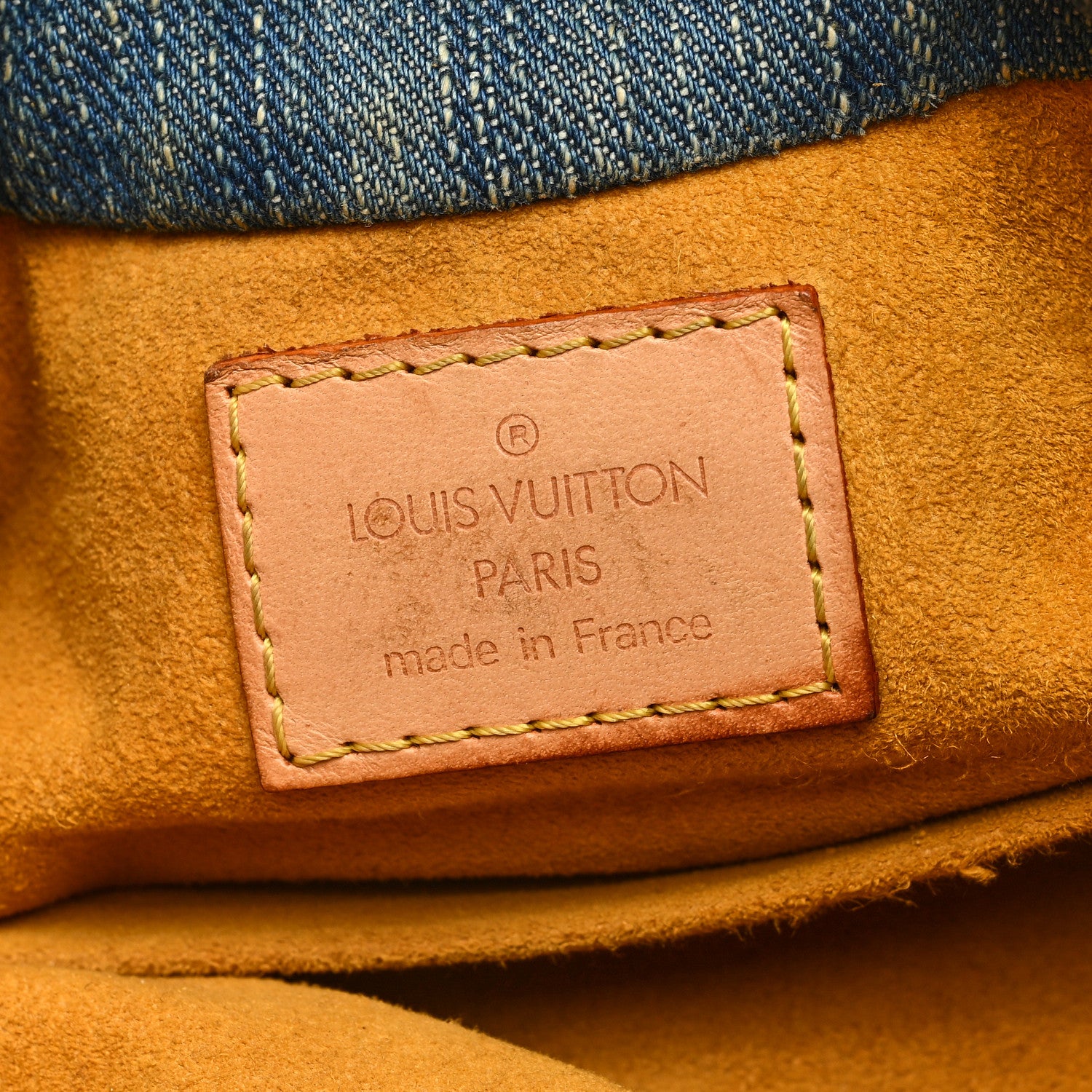 Louis Vuitton LOUIS VUITTON Monogram Denim Pleaty Blue 6 of 14