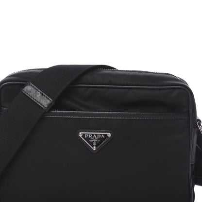 Prada Nylon Tessuto Messenger Bag Black 10 of 10