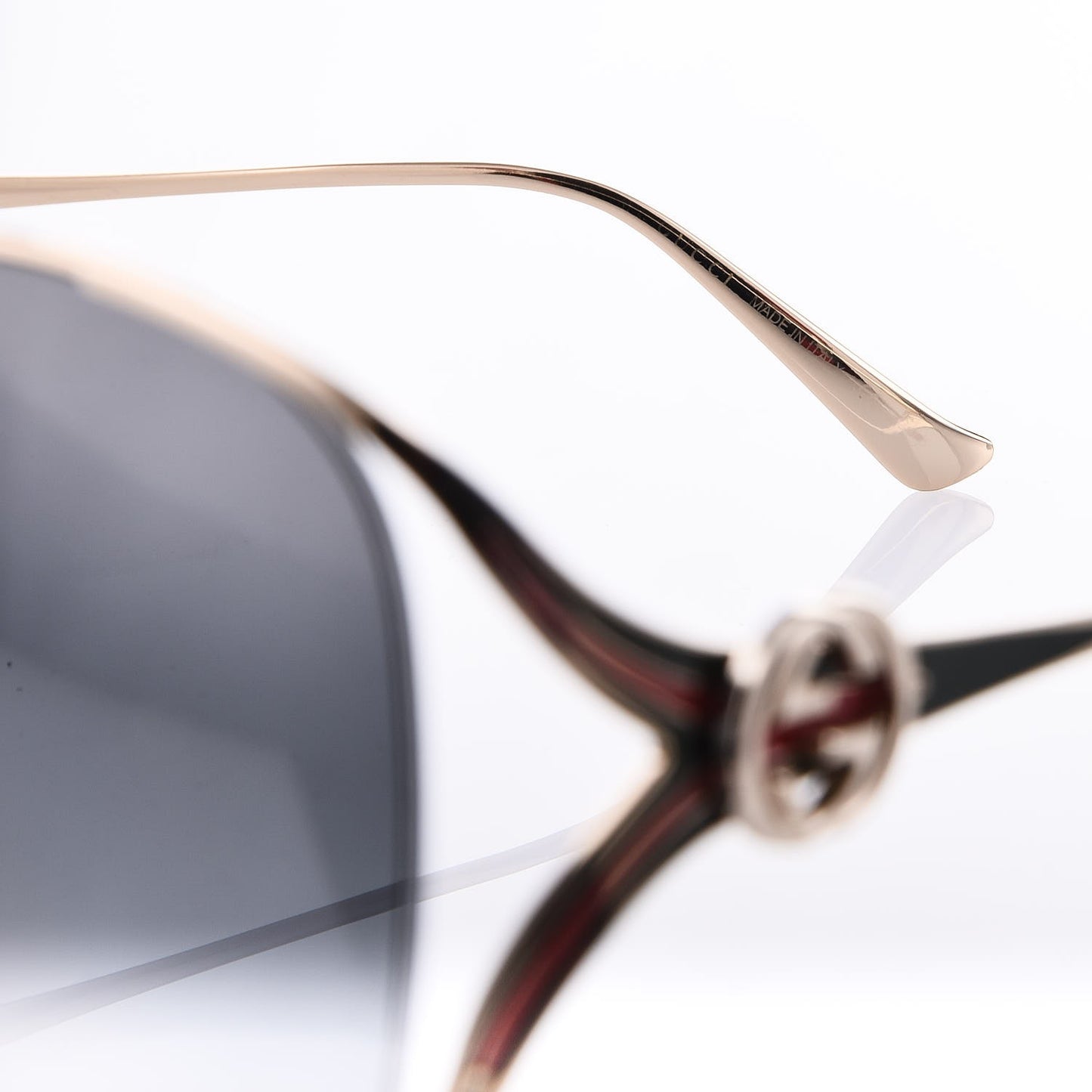 Metal Round Frame GG0225S Sunglasses Gold