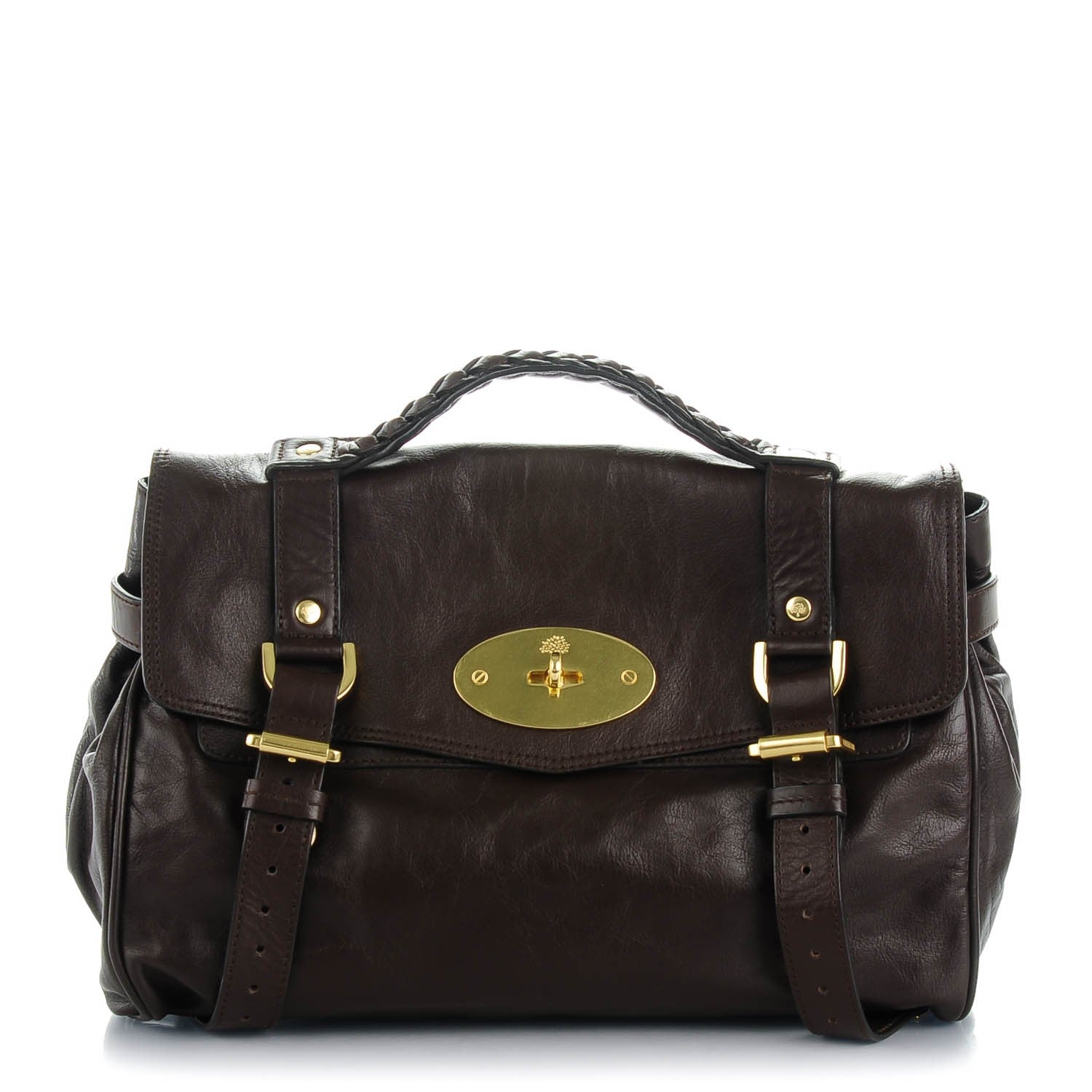 Mulberry Soft Buffalo Medium Alexa Chocolate 1 of 7