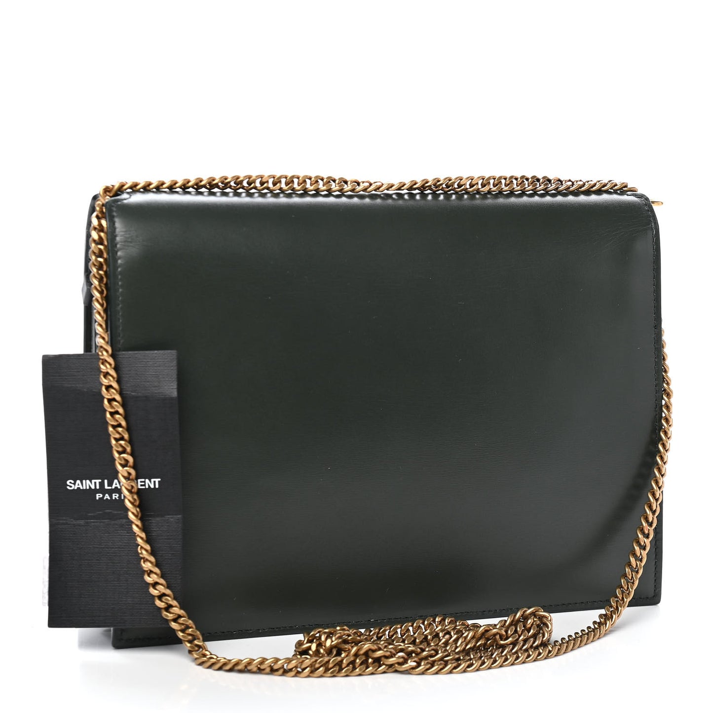 Smooth Calfskin Monogram Cassandra Clasp Bag Dark Green