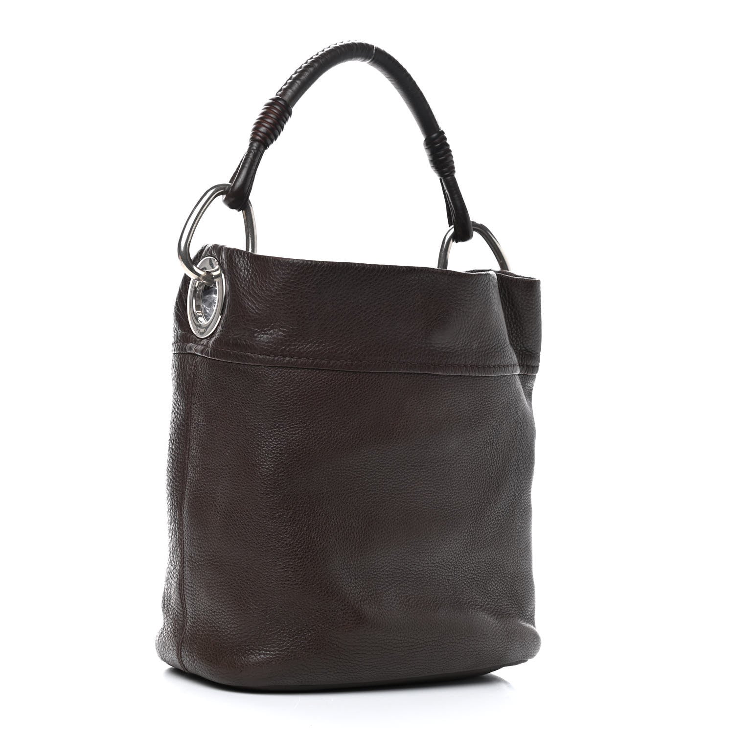 Prada Vitello Daino Hobo Caffe 2 of 9