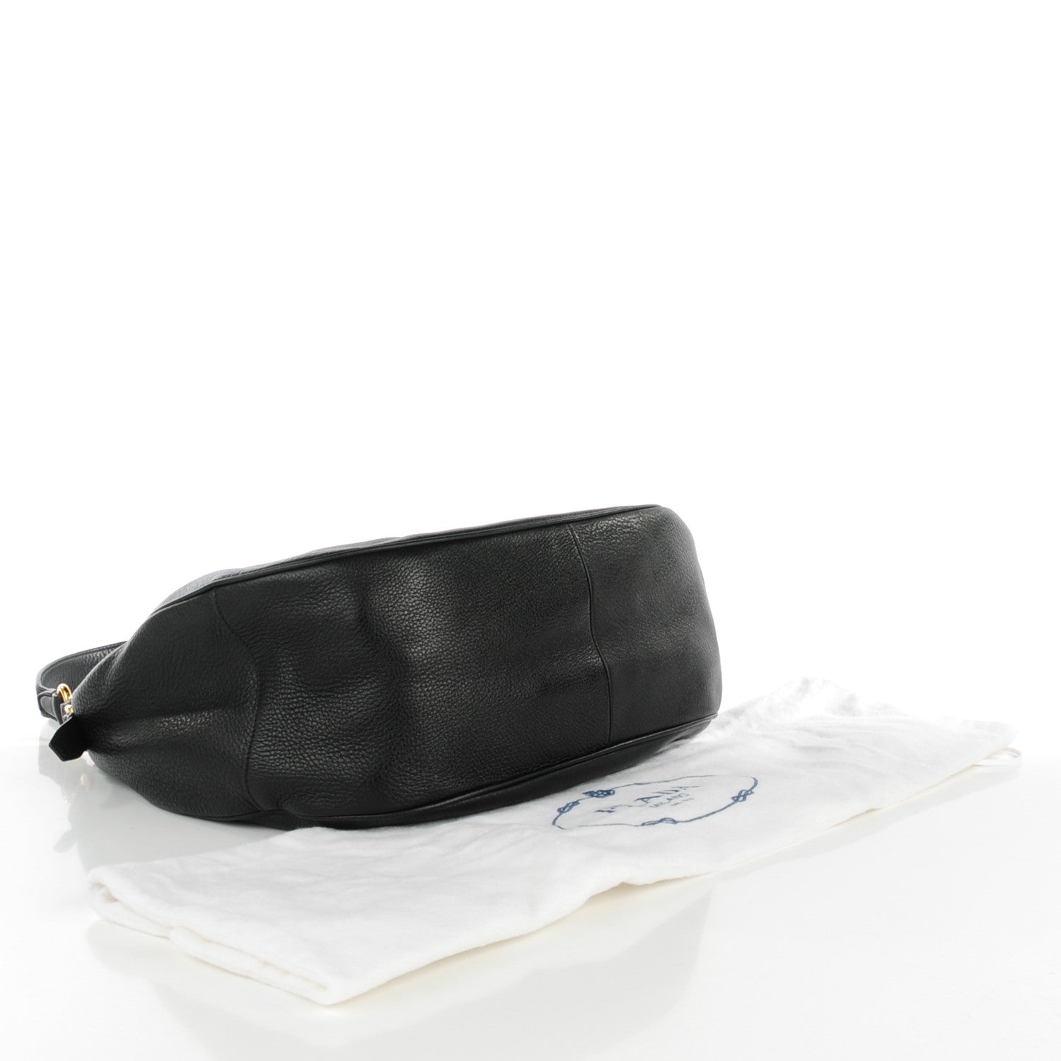 Prada Vitello Daino Hobo Nero Black 4 of 7