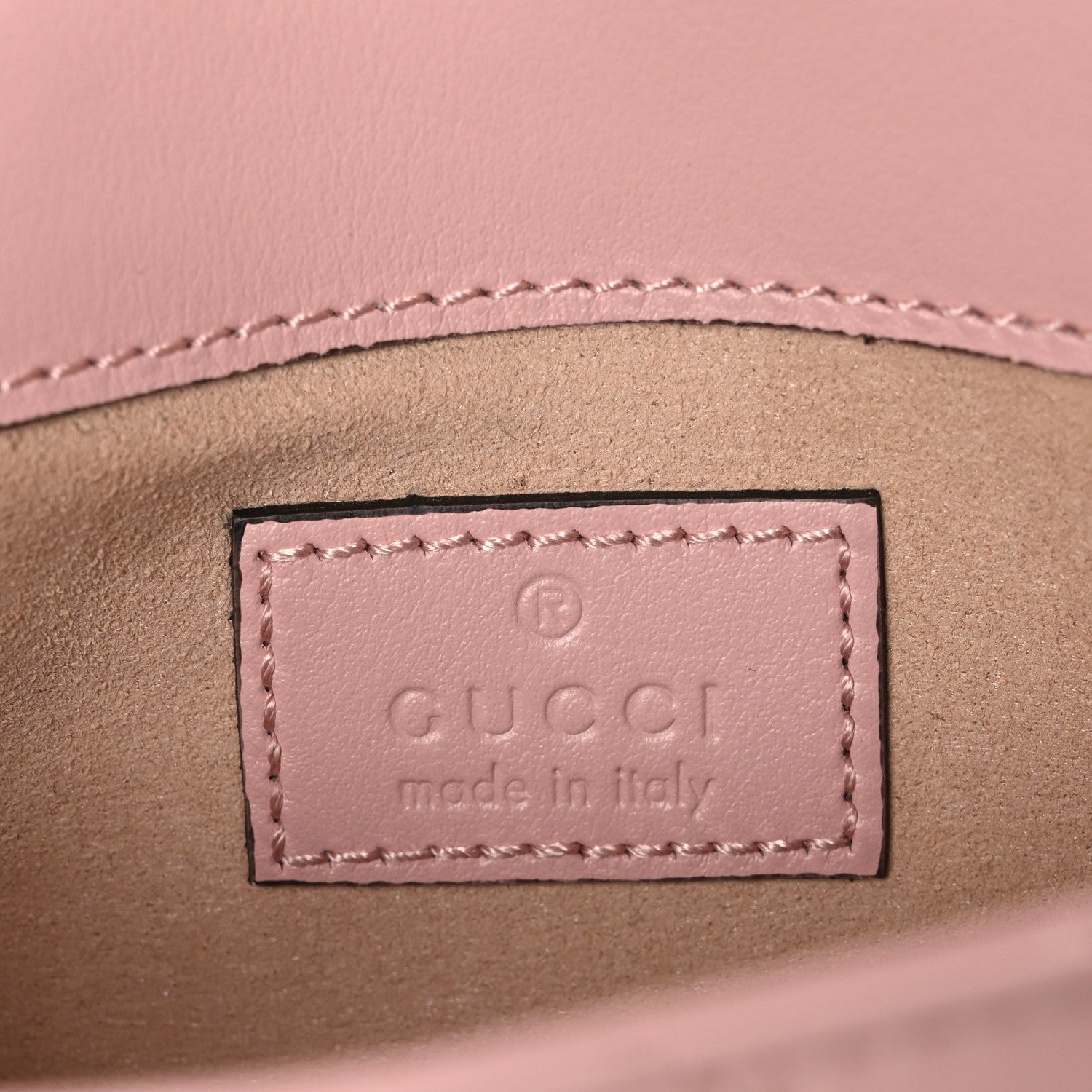 Gucci Calfskin Matelasse Monochrome GG Marmont Chain Belt Bag Perfect Pink 6 of 10