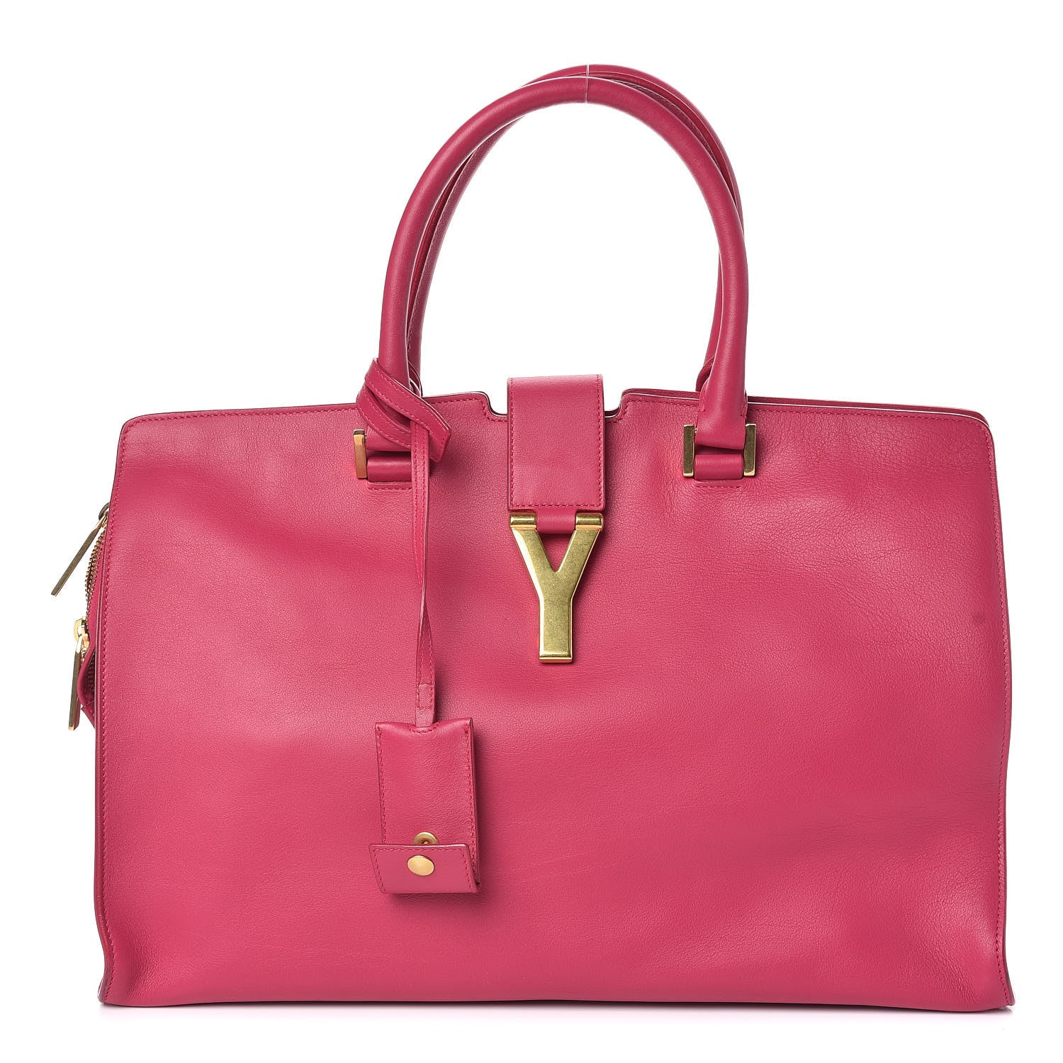 Saint Laurent Calfskin Medium Classic Y Cabas Fuchsia 1 of 10