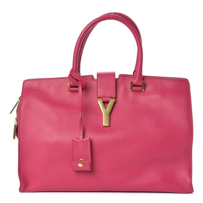 Saint Laurent Calfskin Medium Classic Y Cabas Fuchsia 1 of 10