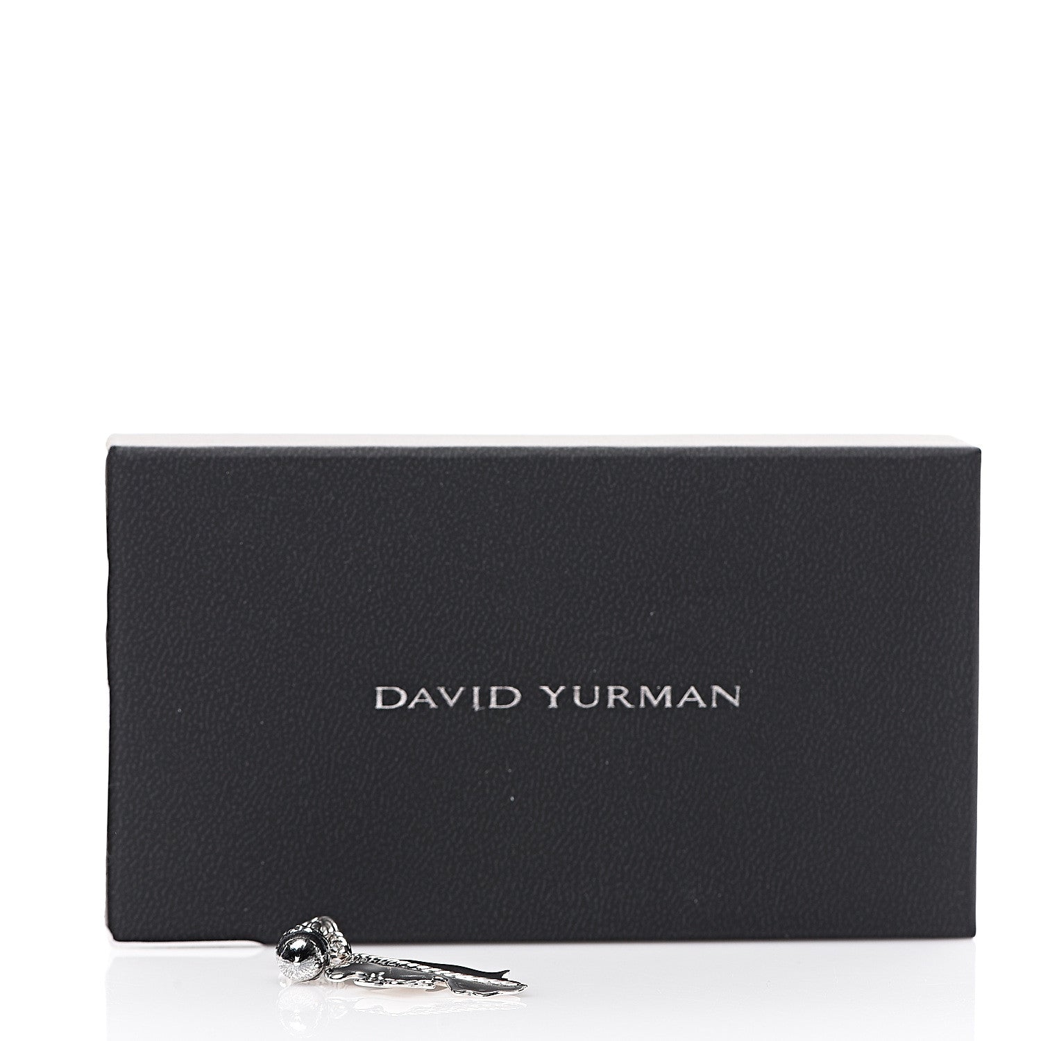 David Yurman Sterling Silver Acorn Leaf Charm Pendant 4 of 4