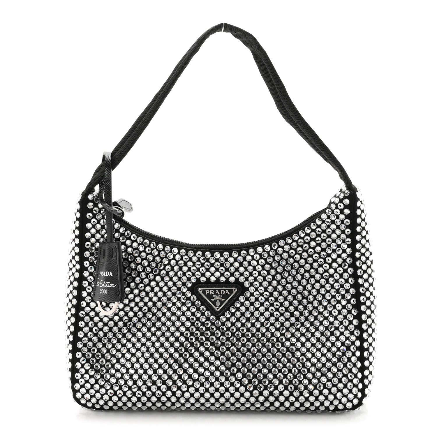 Prada Satin Crystal Mini Re-Edition 2000 Bag Cristal 1 of 9