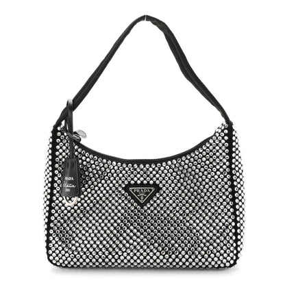Prada Satin Crystal Mini Re-Edition 2000 Bag Cristal 1 of 9
