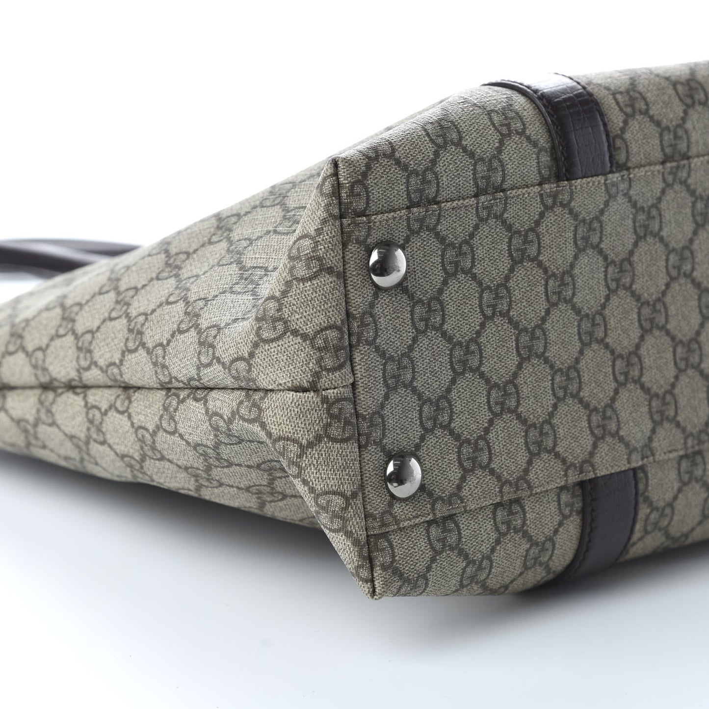 GG Plus Monogram Medium Joy Tote Dark Brown