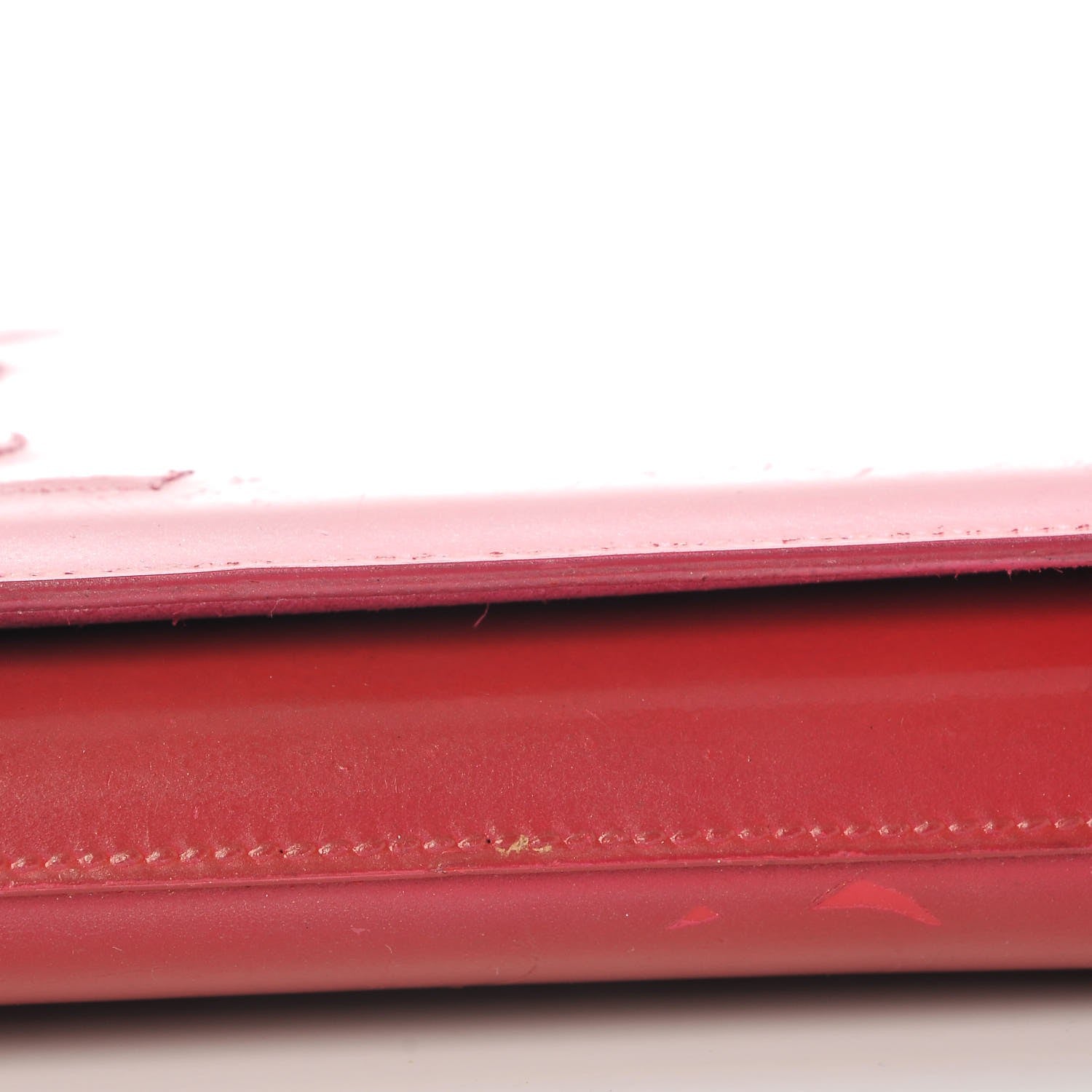 Saint Laurent Textured Patent Large Belle De Jour Clutch Fuchsia 16 of 17