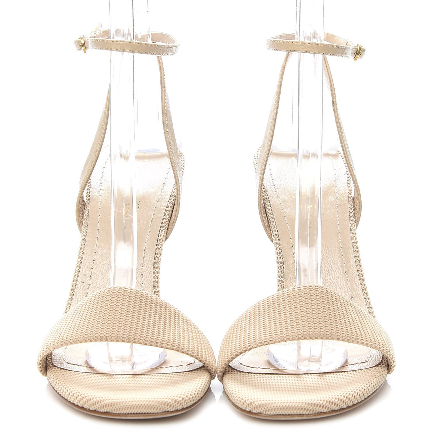 Technical Fabric D-Sculpture Sandals 37 Nude Powder