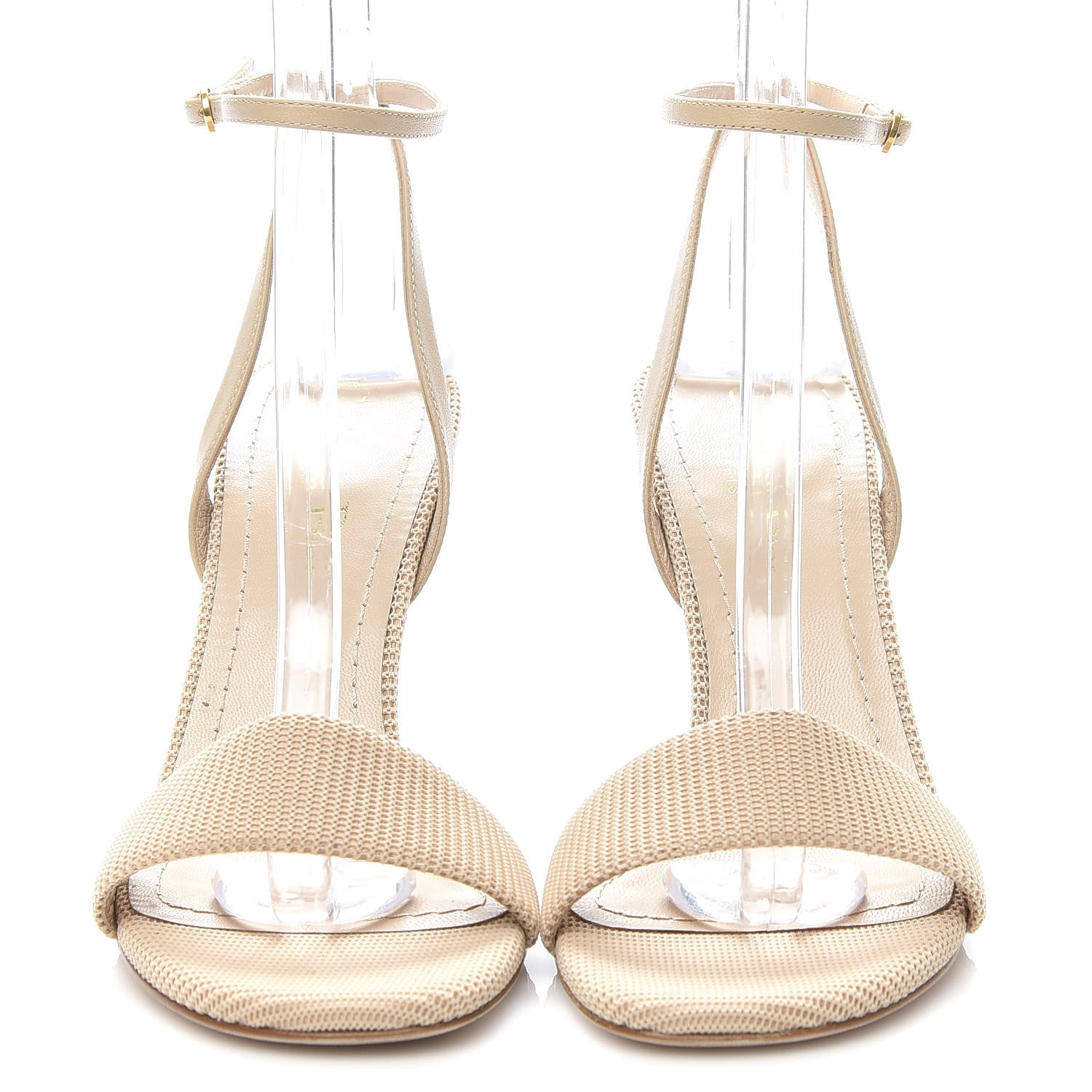 Christian Dior Technical Fabric D-Sculpture Sandals 37 Nude Powder 2 of 9