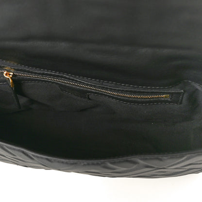 Fendi Nappa FF 1974 Embossed Baguette Black 5 of 9