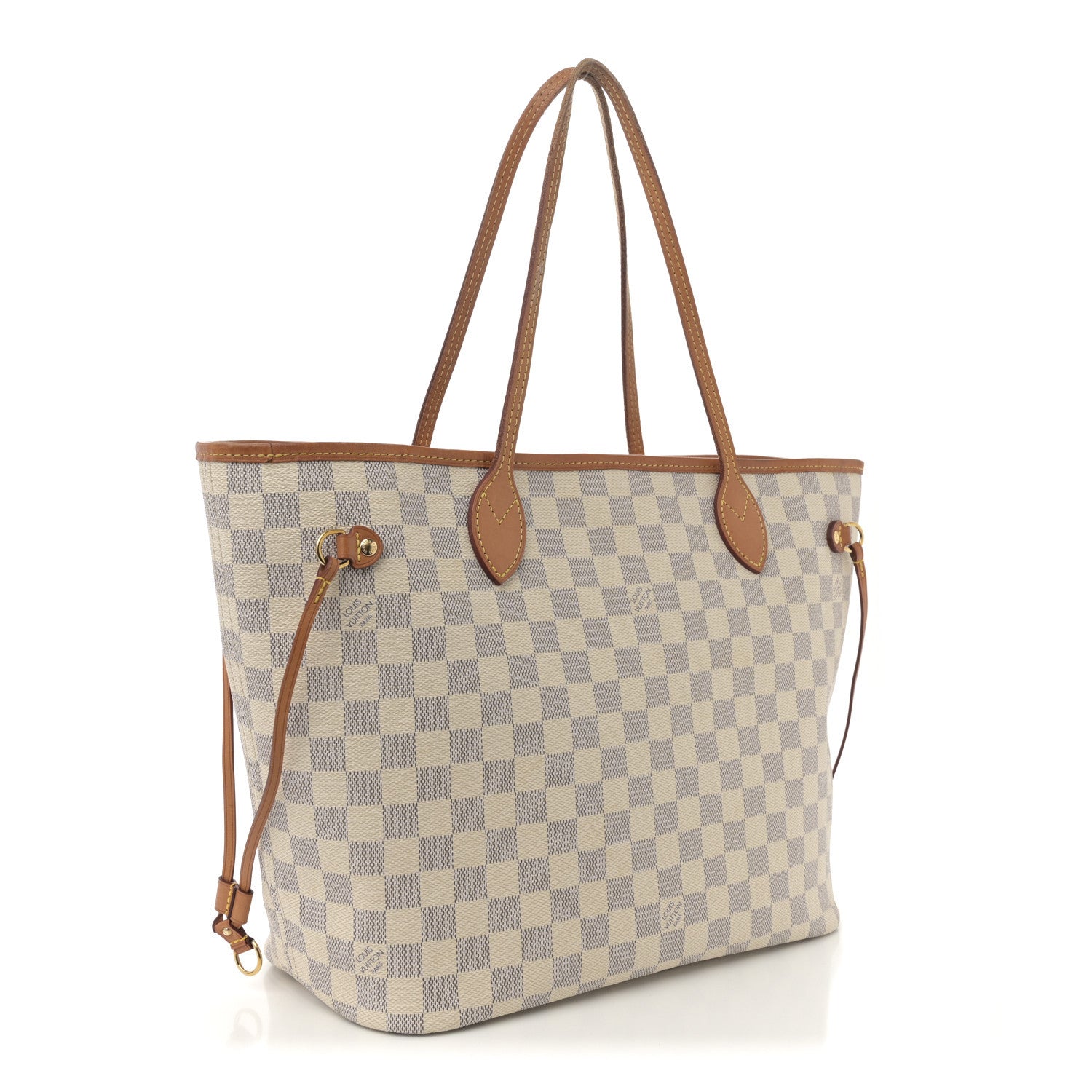 Louis Vuitton Damier Azur Neo Neverfull MM Rose Ballerine 4 of 12