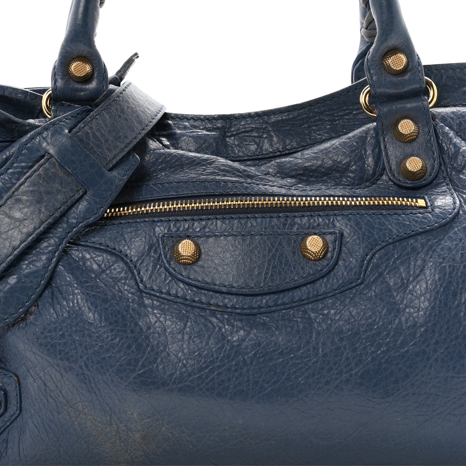 Balenciaga Agneau Giant 12 Gold Hardware City Bleu Persan 9 of 12