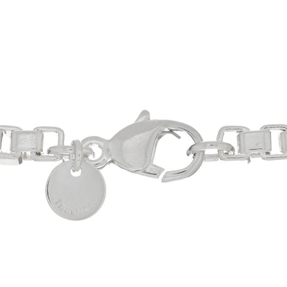 Tiffany Sterling Silver 4mm Venetian Link Necklace 4 of 4