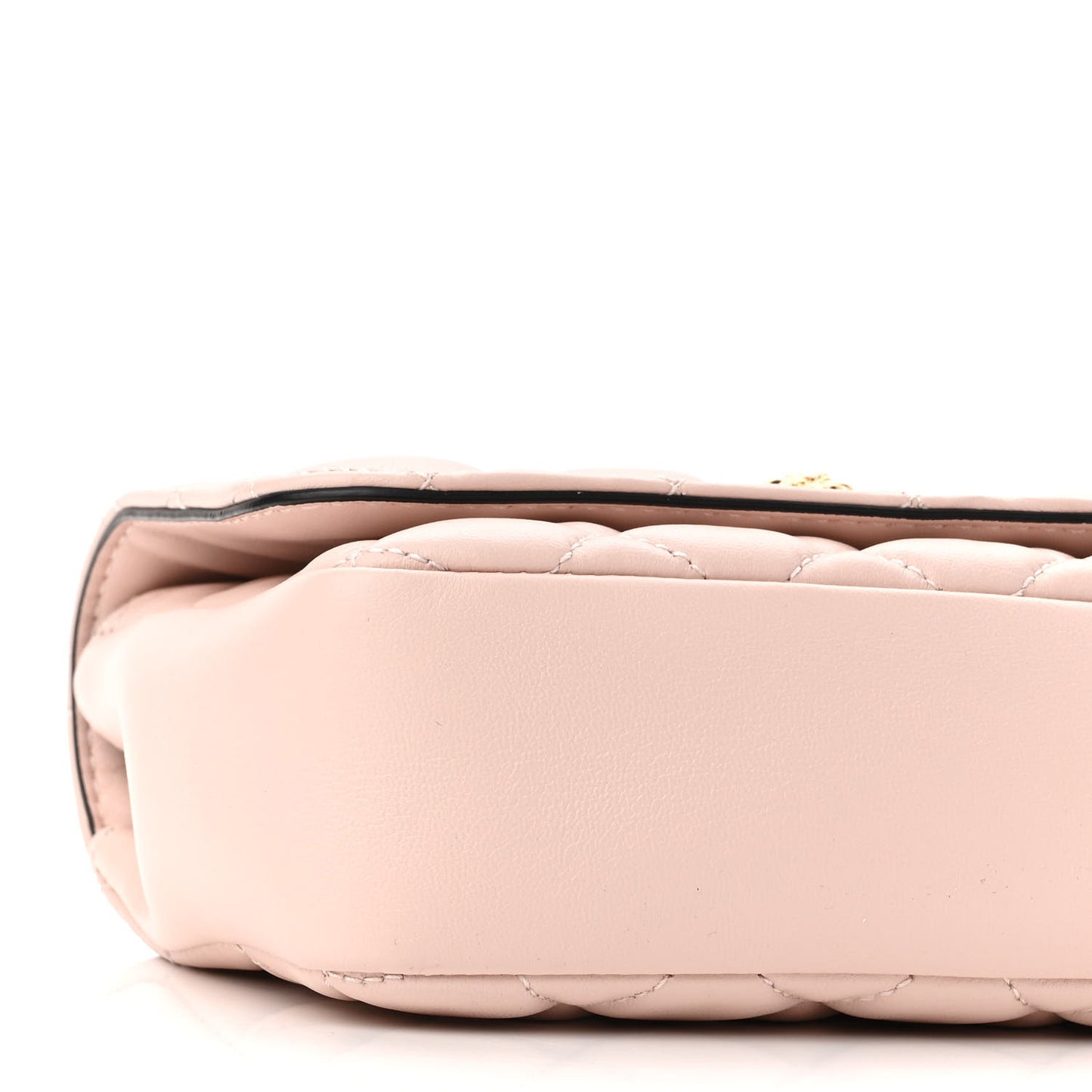 Nappa Quilted Small Medusa Chain Crossbody Light Pink